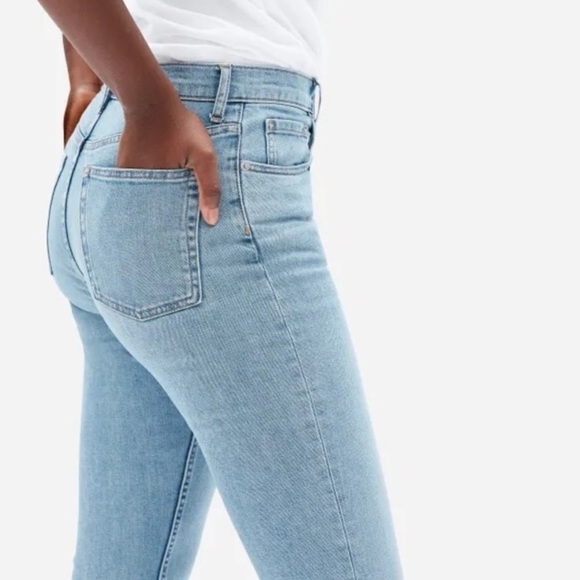 NWT EVERLANE Original Cheeky Jeans Sky Blue 28 - Picture 10 of 12